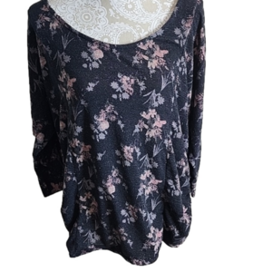 Faded Glory sparkly v neckline sweater, size XL